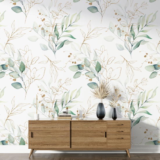 XL Wall Mural - Wallpaper - Botanical pattern