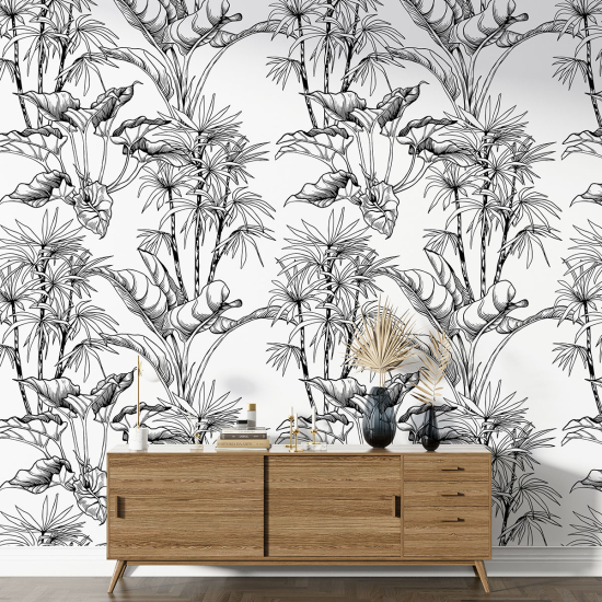 XL Wall Mural - Wallpaper - Botanical pattern