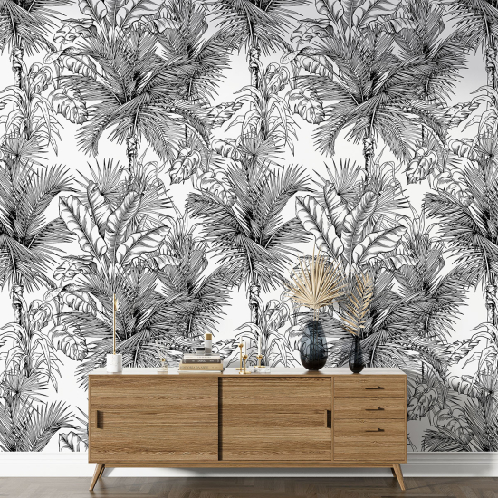 XL Wall Mural - Wallpaper - Botanical pattern