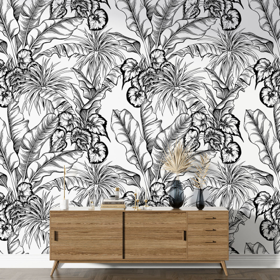 XL Wall Mural - Wallpaper - Botanical pattern