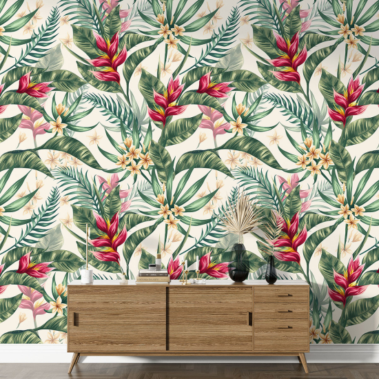 XL Wall Mural - Wallpaper - Botanical pattern