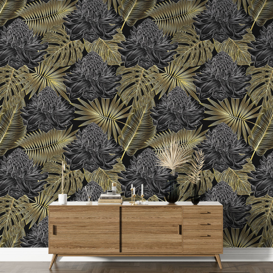 XL Wall Mural - Wallpaper - Botanical pattern