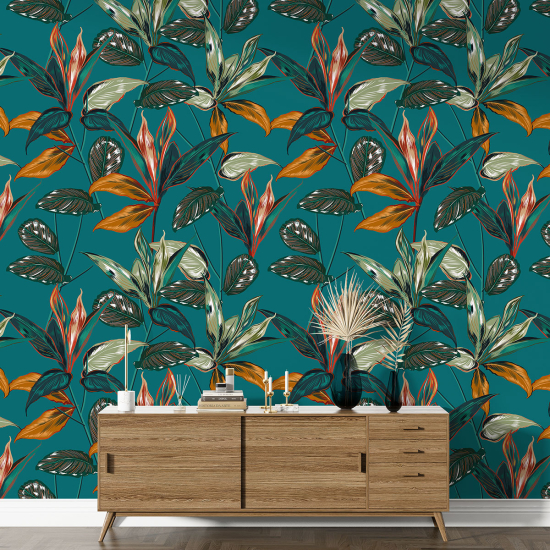 XL Wall Mural - Wallpaper - Botanical pattern