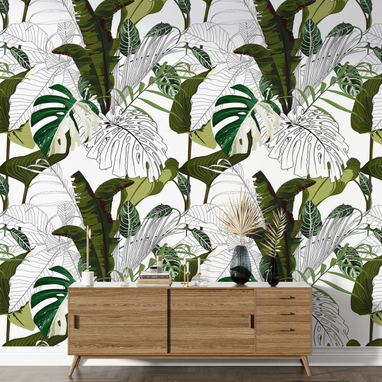 XL Wall Mural - Wallpaper - Botanical pattern