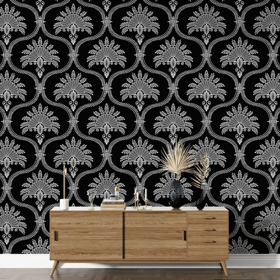 XL Wall Mural - Wallpaper - Damask Pattern