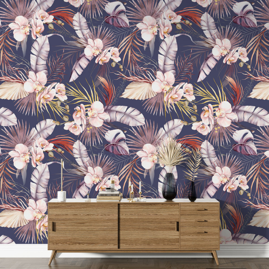 XL Wall Mural - Wallpaper - Floral pattern