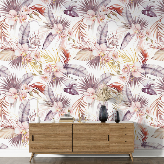 XL Wall Mural - Wallpaper - Floral pattern