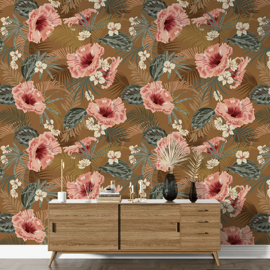 XL Wall Mural - Wallpaper - Floral pattern