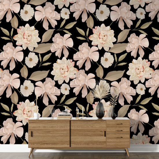 XL Wall Mural - Wallpaper - Floral pattern