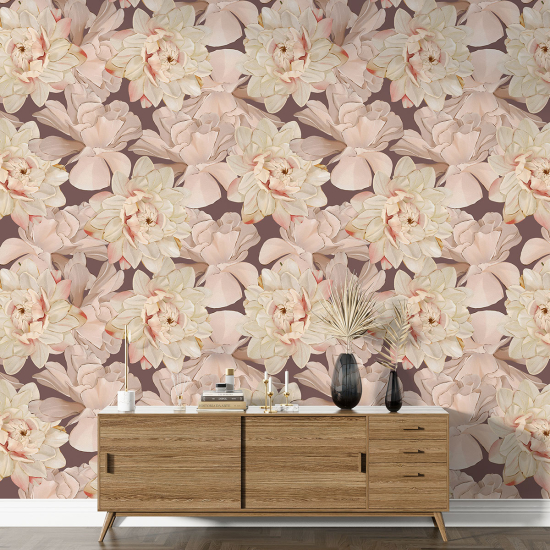 XL Wall Mural - Wallpaper - Floral pattern