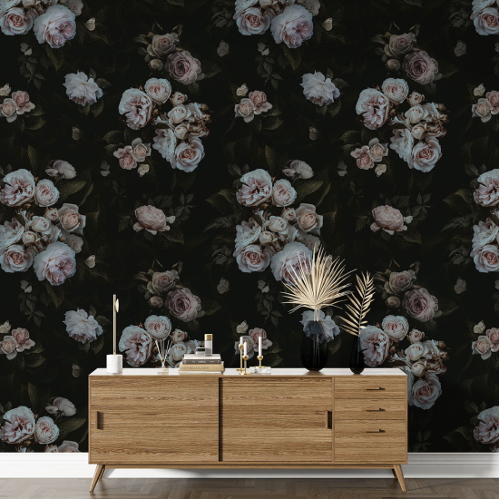 XL Wall Mural - Wallpaper - Floral pattern