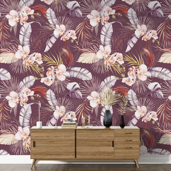 XL Wall Mural - Wallpaper - Floral pattern