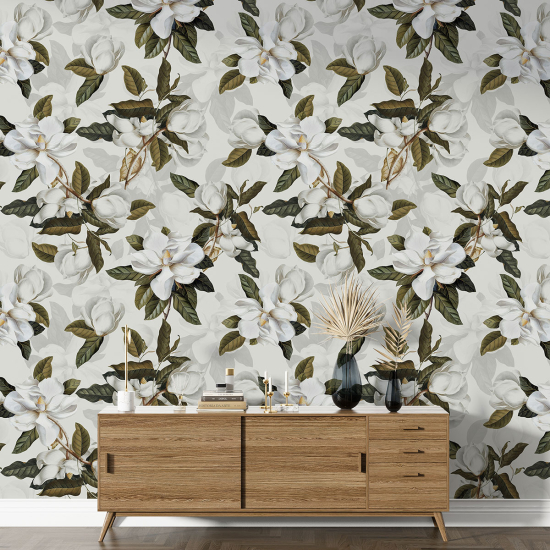 XL Wall Mural - Wallpaper - Floral pattern