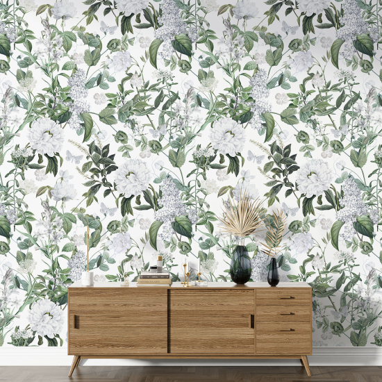 XL Wall Mural - Wallpaper - Floral pattern