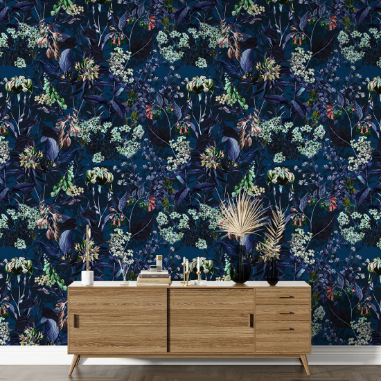 XL Wall Mural - Wallpaper - Floral pattern