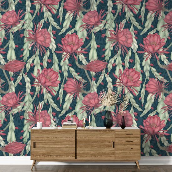 XL Wall Mural - Wallpaper - Floral pattern