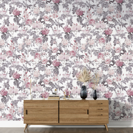 XL Wall Mural - Wallpaper - Floral pattern