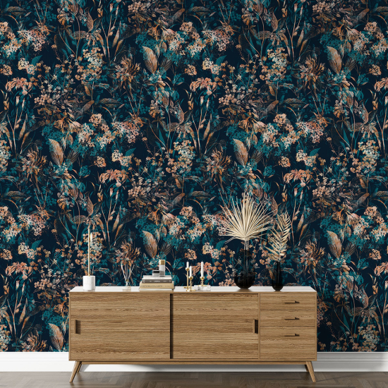 XL Wall Mural - Wallpaper - Floral pattern