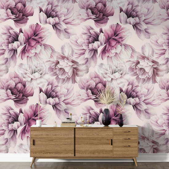 XL Wall Mural - Wallpaper - Floral pattern