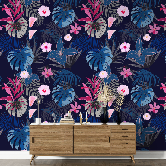 XL Wall Mural - Wallpaper - Floral pattern