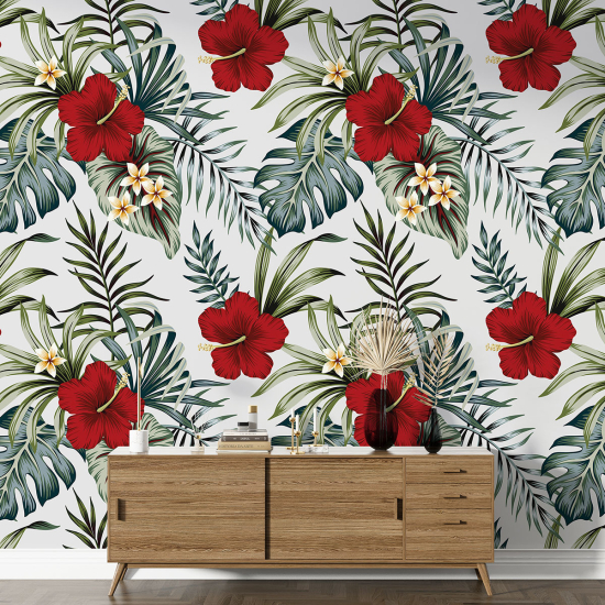 XL Wall Mural - Wallpaper - Floral pattern