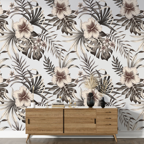 XL Wall Mural - Wallpaper - Floral pattern