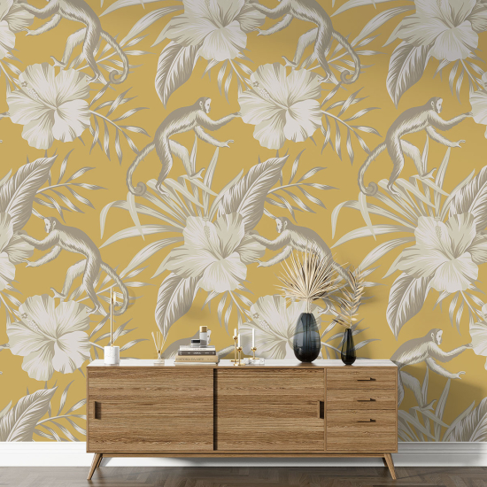 XL Wall Mural - Wallpaper - Floral pattern