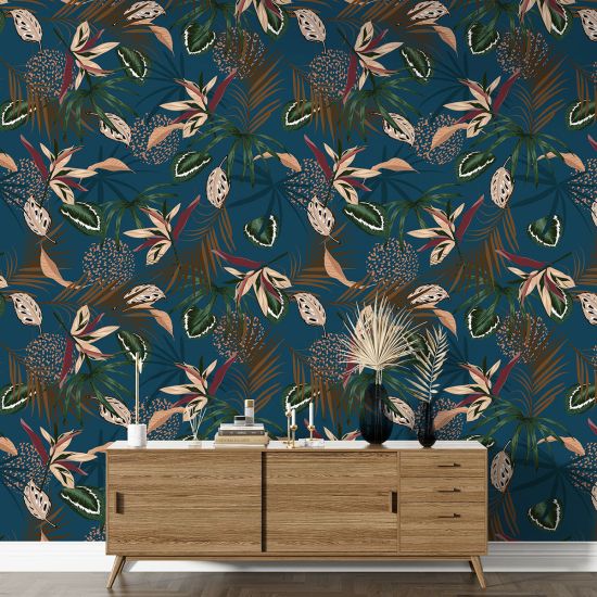 XL Wall Mural - Wallpaper - Floral pattern