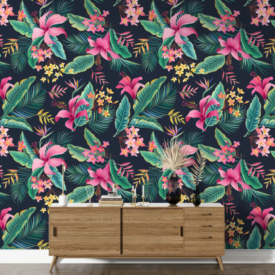 XL Wall Mural - Wallpaper - Floral pattern