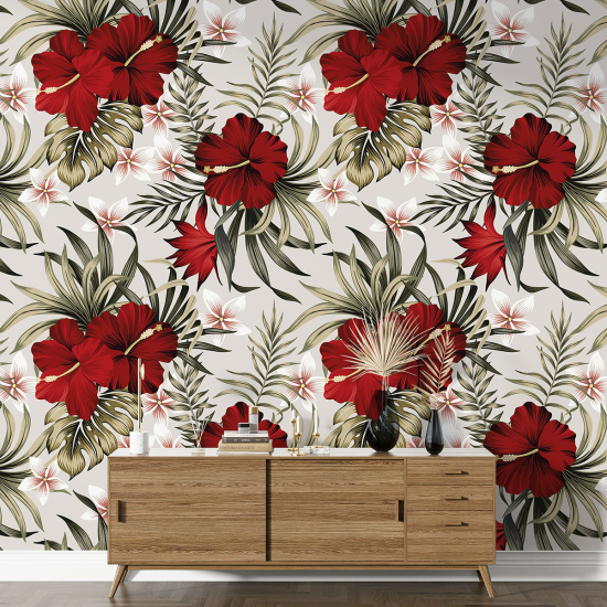 XL Wall Mural - Wallpaper - Floral pattern