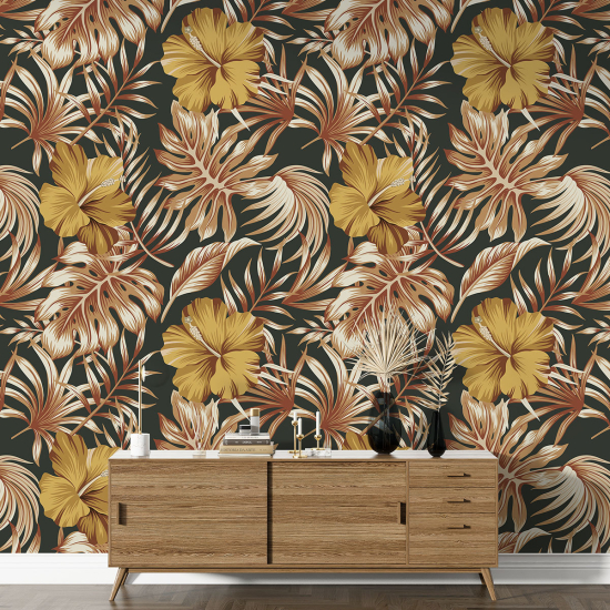 XL Wall Mural - Wallpaper - Floral pattern