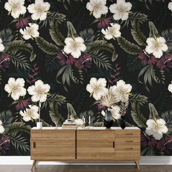 XL Wall Mural - Wallpaper - Floral pattern