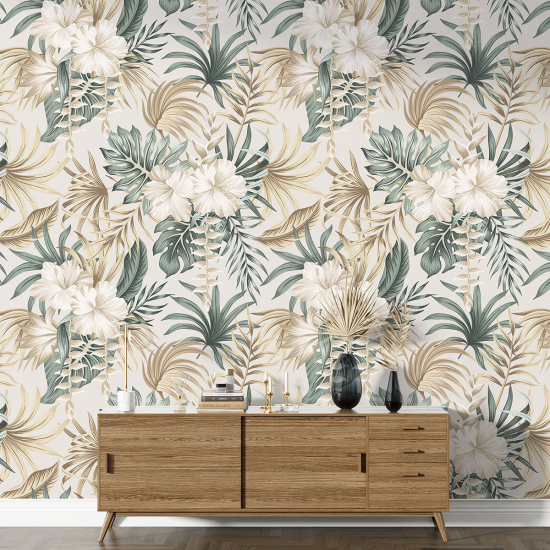 XL Wall Mural - Wallpaper - Floral pattern