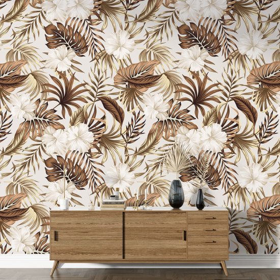 XL Wall Mural - Wallpaper - Floral pattern