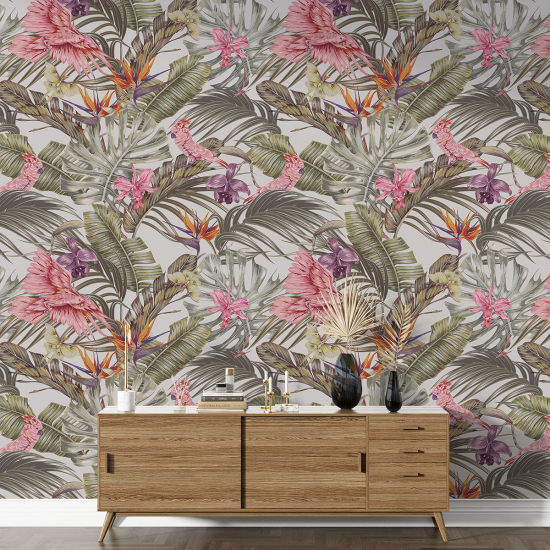 XL Wall Mural - Wallpaper - Floral pattern