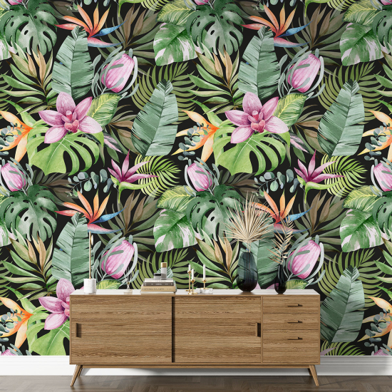 XL Wall Mural - Wallpaper - Tropical pattern