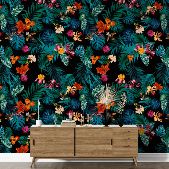 XL Wall Mural - Wallpaper - Tropical pattern