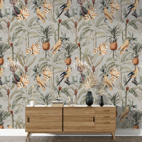 XL Wall Mural - Wallpaper - Tropical pattern