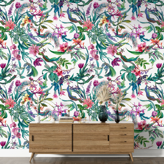 XL Wall Mural - Wallpaper - Tropical pattern