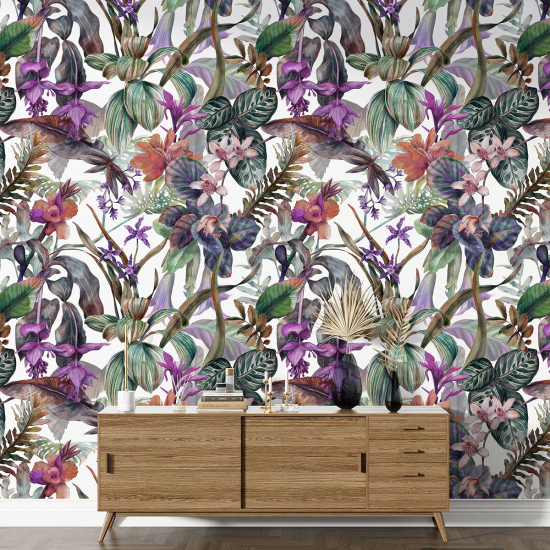 XL Wall Mural - Wallpaper - Tropical pattern