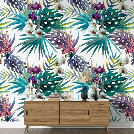 XL Wall Mural - Wallpaper - Tropical pattern