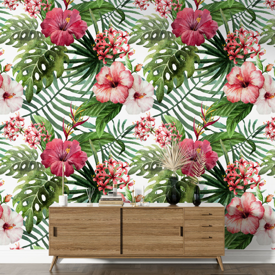 XL Wall Mural - Wallpaper - Tropical pattern