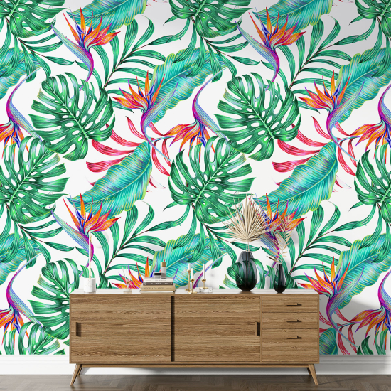 XL Wall Mural - Wallpaper - Tropical pattern