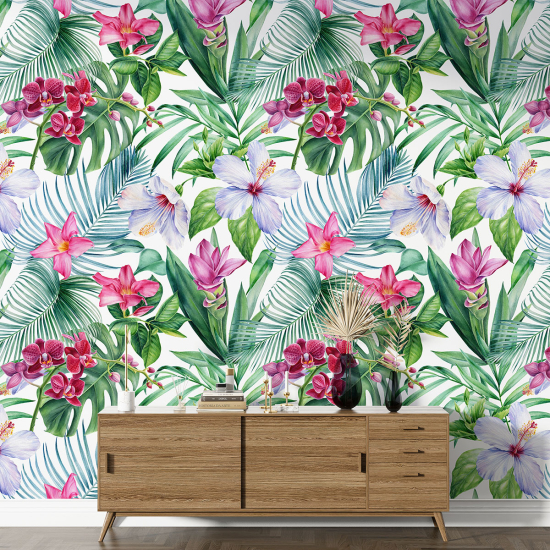 XL Wall Mural - Wallpaper - Tropical pattern