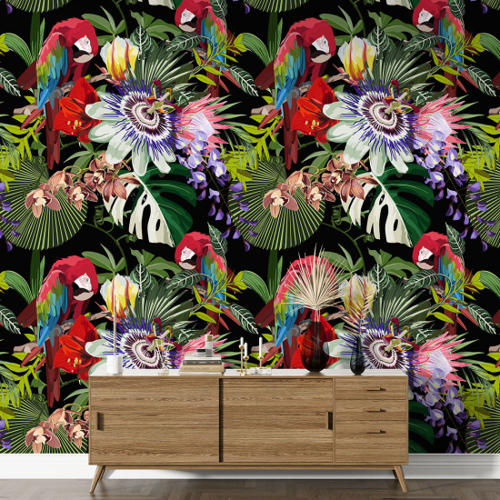 XL Wall Mural - Wallpaper - Tropical pattern