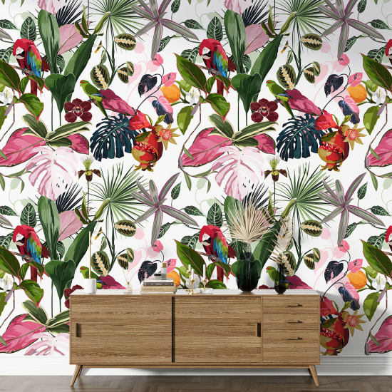 XL Wall Mural - Wallpaper - Tropical pattern