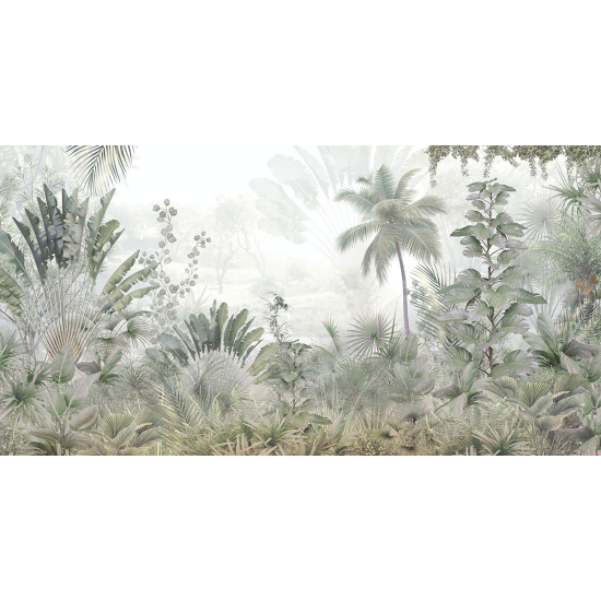 Panoramic Wallpaper - Wall Mural - Tropical forest