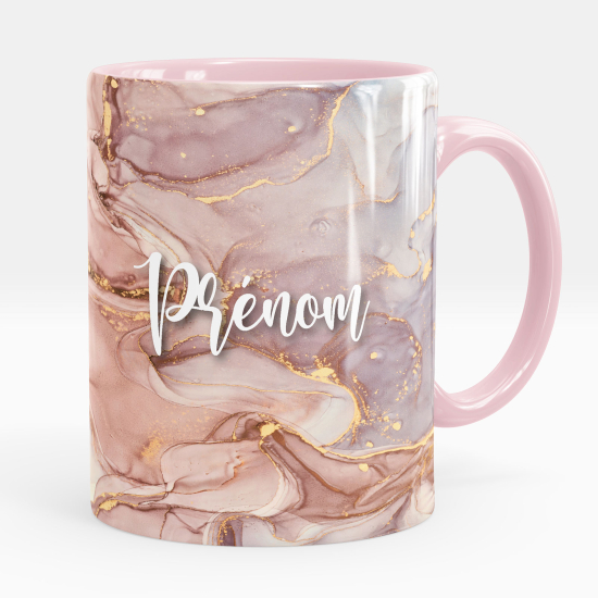 Personalized Mug - Marbled effect